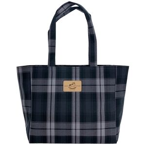 Waterproof Plaid Medium Tote Shoulder Handbag
